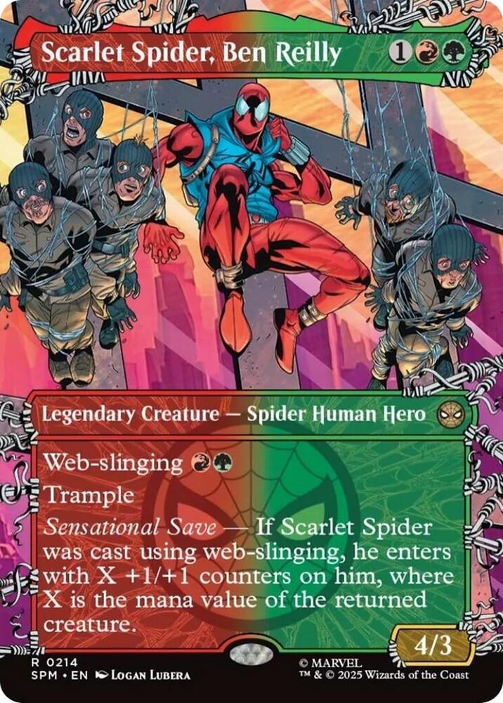 Scarlet Spider, Ben Reilly 214/198 (Marvel's Spider-Man)  - Showcase | Good Games Adelaide SA