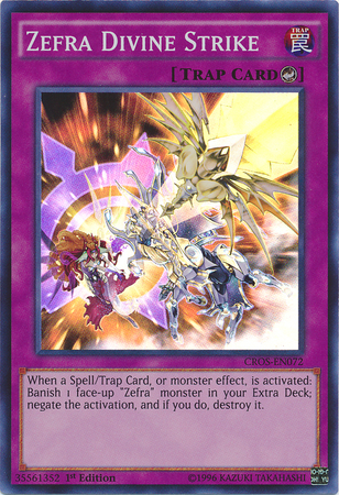 Zefra Divine Strike [CROS-EN072] Super Rare | Good Games Adelaide SA