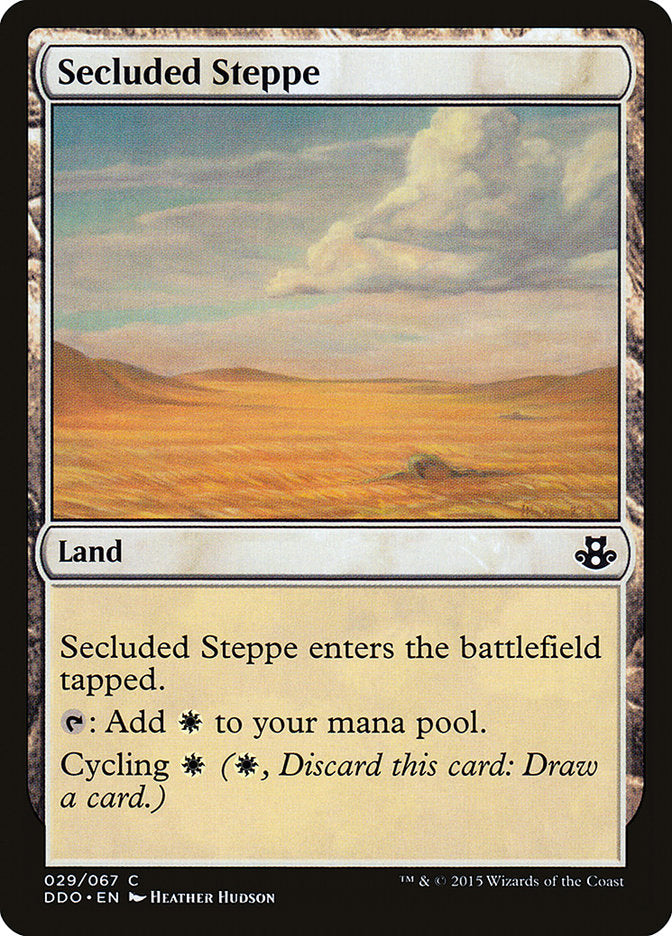 Secluded Steppe [Duel Decks: Elspeth vs. Kiora] | Good Games Adelaide SA