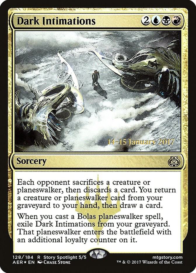 Dark Intimations 128 (Prerelease Cards)  - Foil | Good Games Adelaide SA