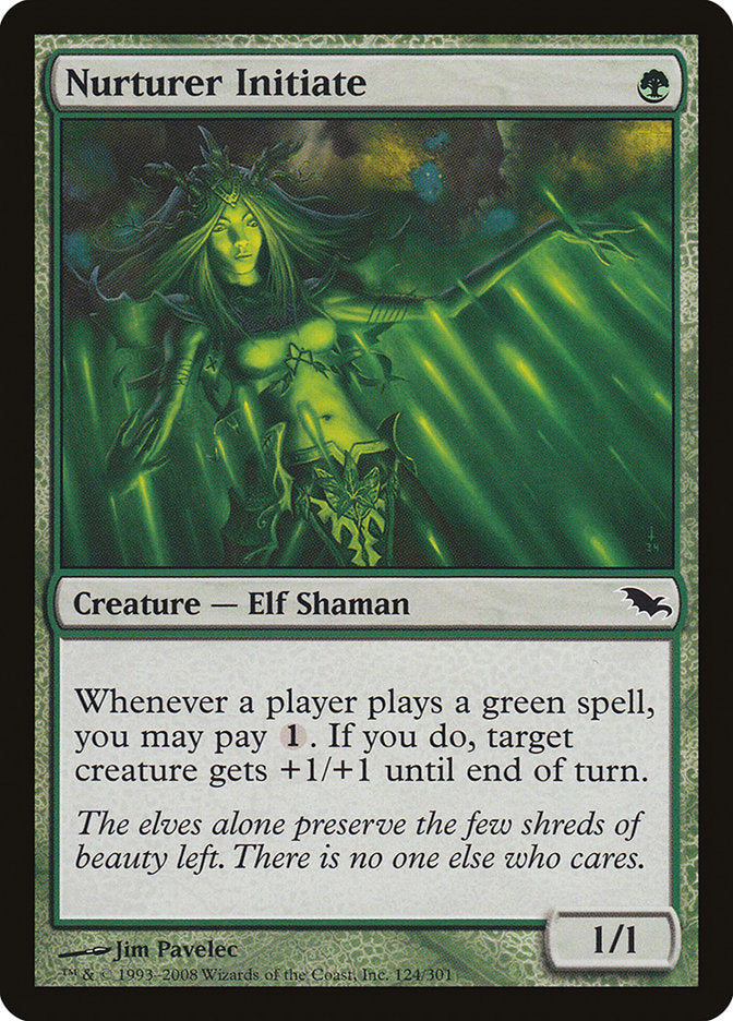 Nurturer Initiate 124 (Shadowmoor)  - Foil | Good Games Adelaide SA