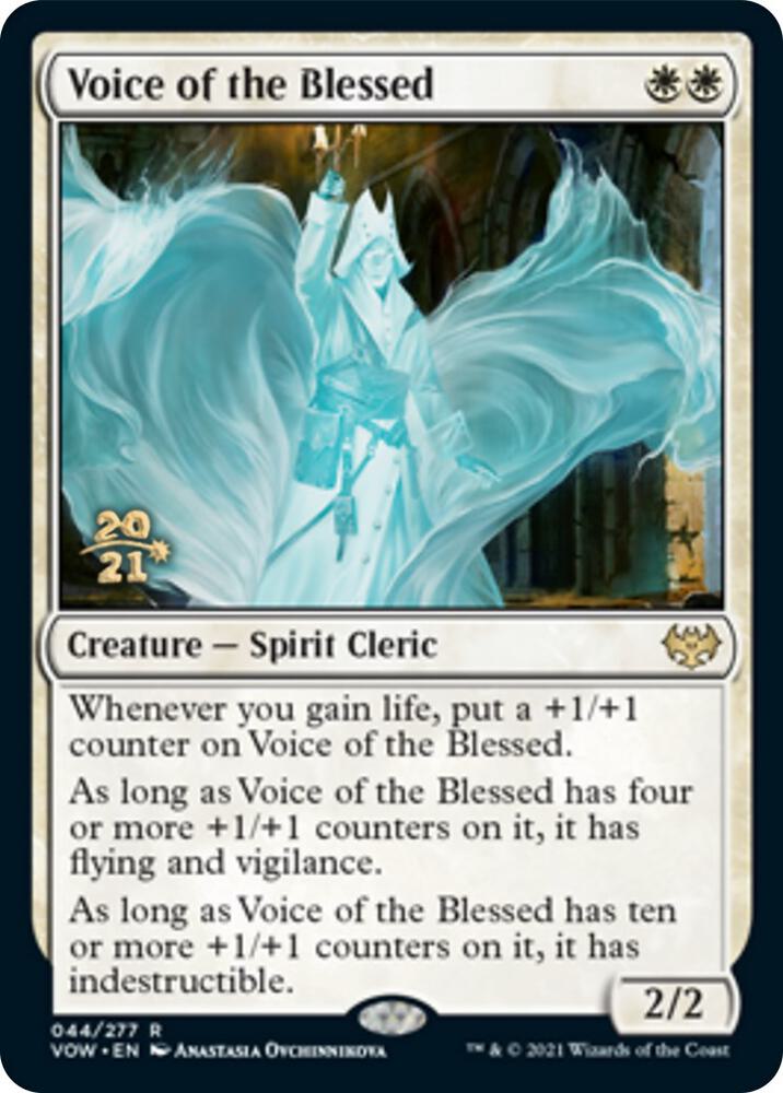 Voice of the Blessed 44 (Prerelease Cards)  - Foil | Good Games Adelaide SA