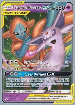 Espeon & Deoxys GX (72/236) (Perfection - Henry Brand) [World Championships 2019] | Good Games Adelaide SA