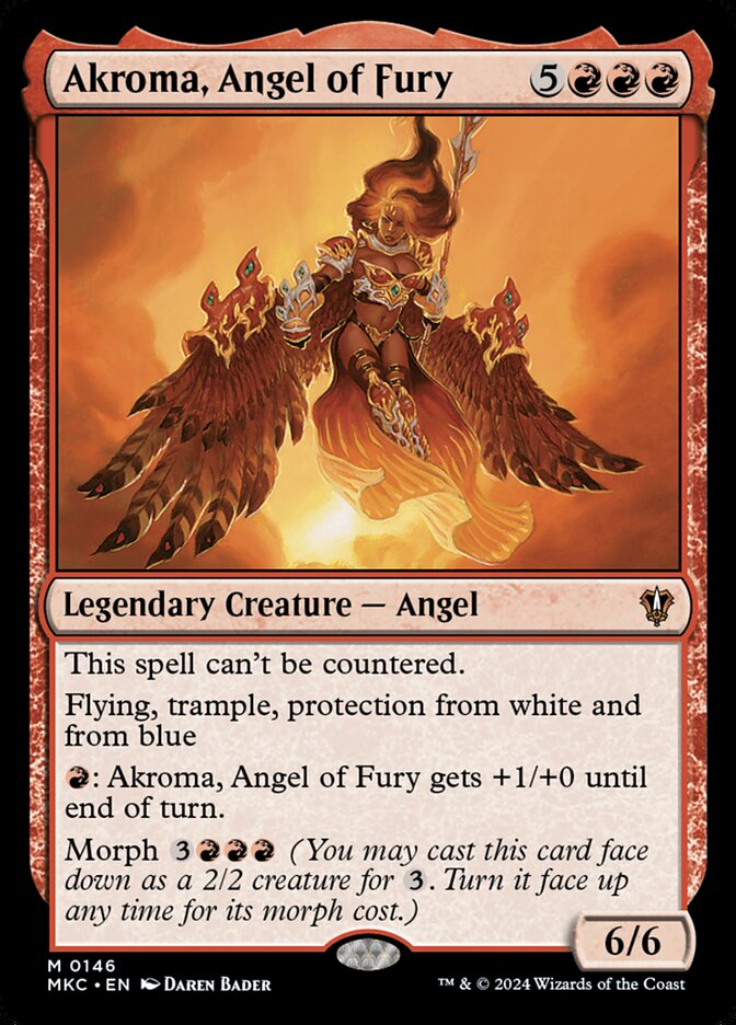 Akroma, Angel of Fury 146 (Commander: Murders at Karlov Manor)  | Good Games Adelaide SA