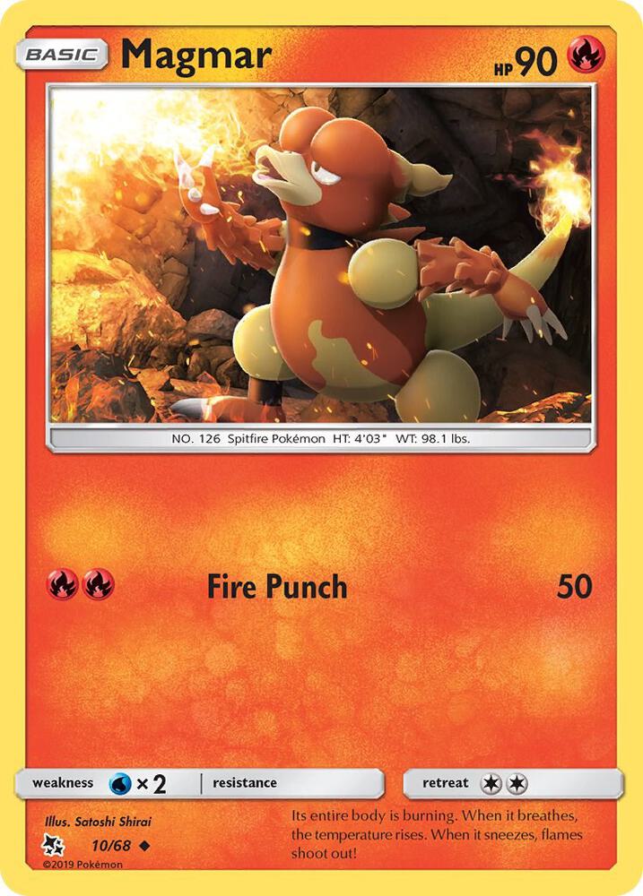 Magmar 10/68 (Hidden Fates)  - Reverse Holofoil | Good Games Adelaide SA