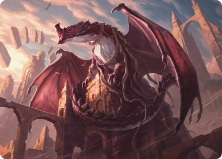 Velomachus Lorehold Art Card [Strixhaven: School of Mages Art Series] | Good Games Adelaide SA