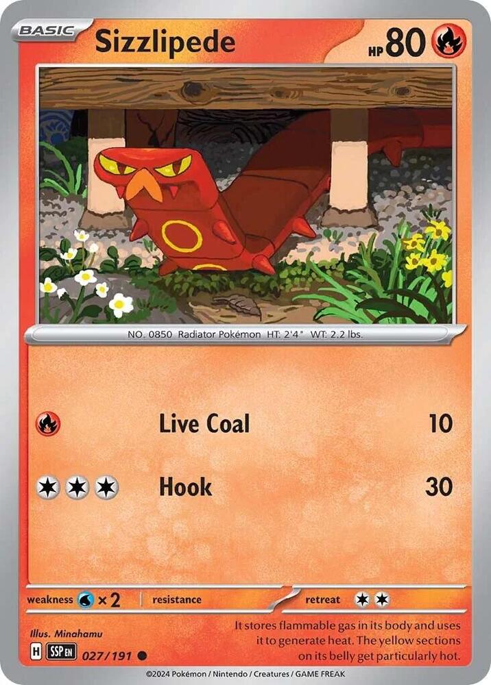 Sizzlipede 027/191 (SV08: Surging Sparks)  | Good Games Adelaide SA