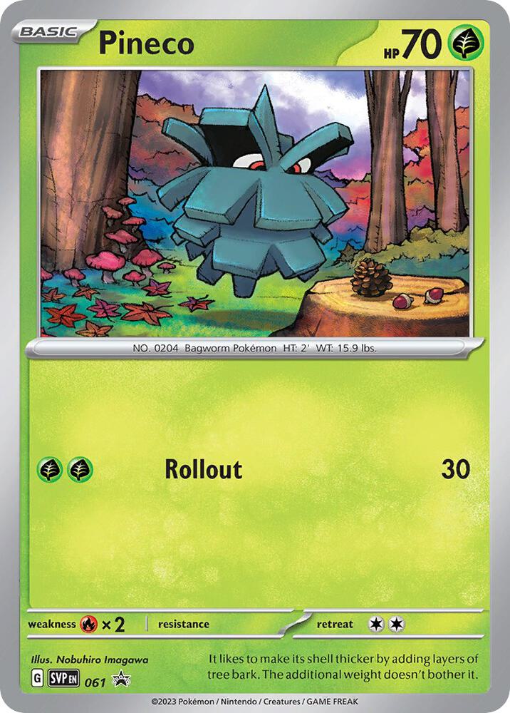 Pineco 061 (SV: Scarlet & Violet Promo Cards)  - Holofoil | Good Games Adelaide SA