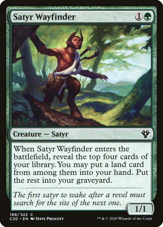 Satyr Wayfinder [Commander 2020] | Good Games Adelaide SA