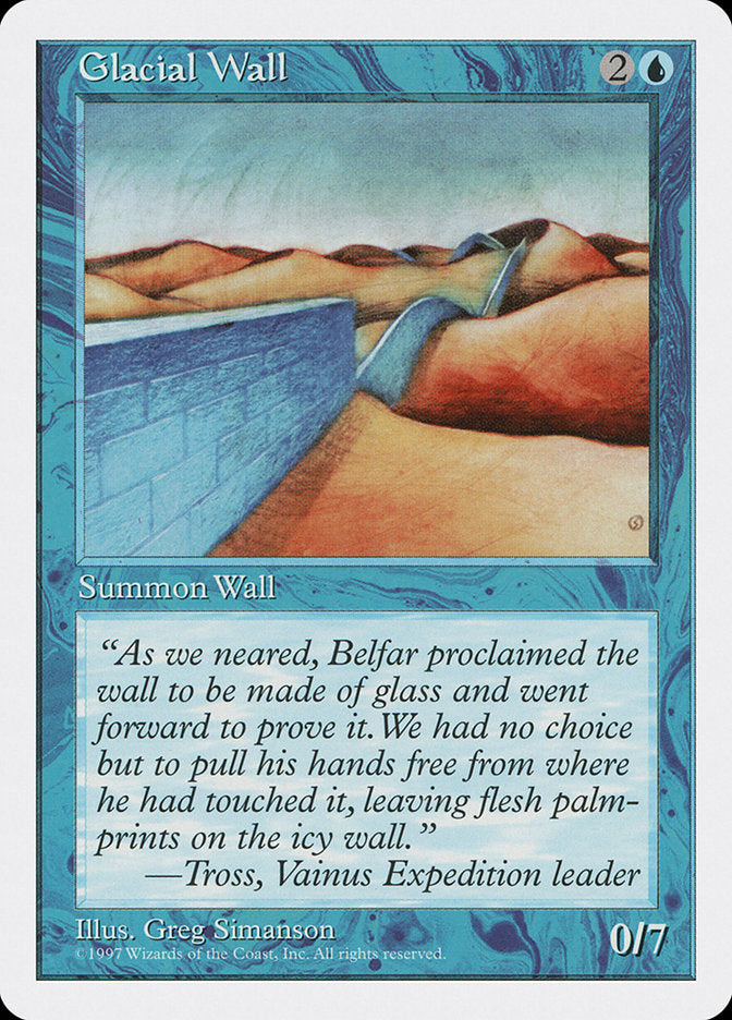 Glacial Wall [Fifth Edition] | Good Games Adelaide SA