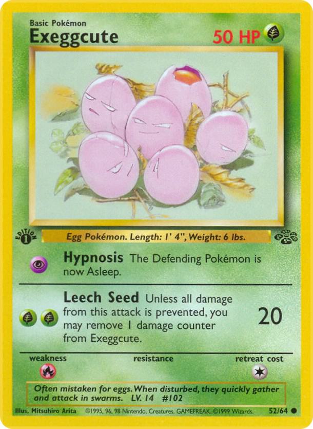 Exeggcute 52/64 (Jungle)  - 1st Edition | Good Games Adelaide SA