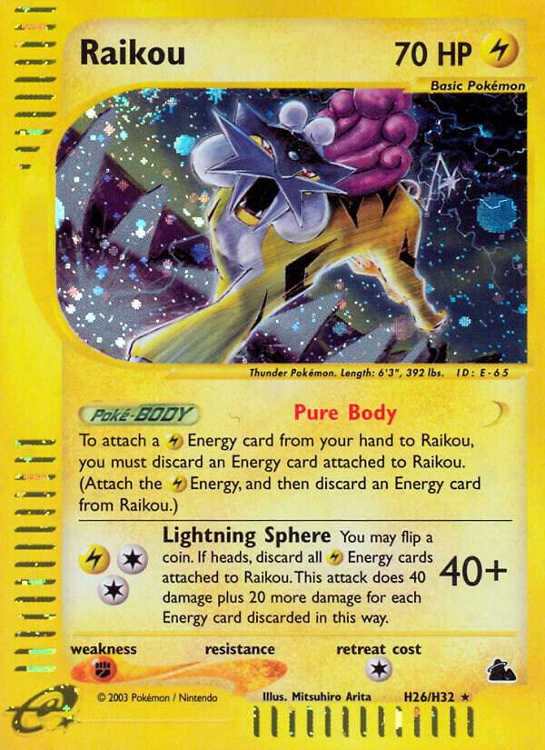 Raikou H26/H32 (Skyridge)  - Holofoil | Good Games Adelaide SA