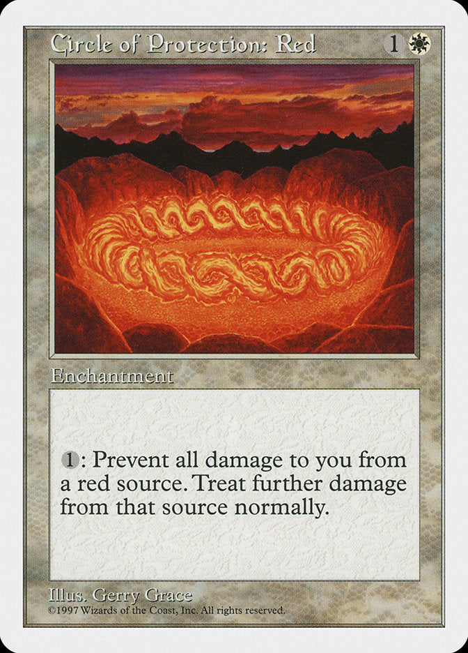 Circle of Protection: Red [Fifth Edition] | Good Games Adelaide SA