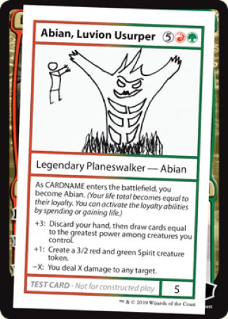 Abian, Luvion Usurper (2021 Edition) [Mystery Booster Playtest Cards] | Good Games Adelaide SA