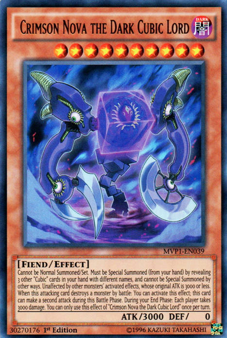 Crimson Nova the Dark Cubic Lord [MVP1-EN039] Ultra Rare | Good Games Adelaide SA