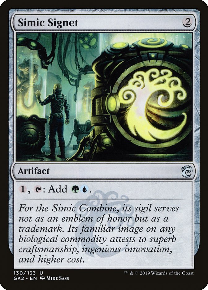 Simic Signet [Ravnica Allegiance Guild Kit] | Good Games Adelaide SA