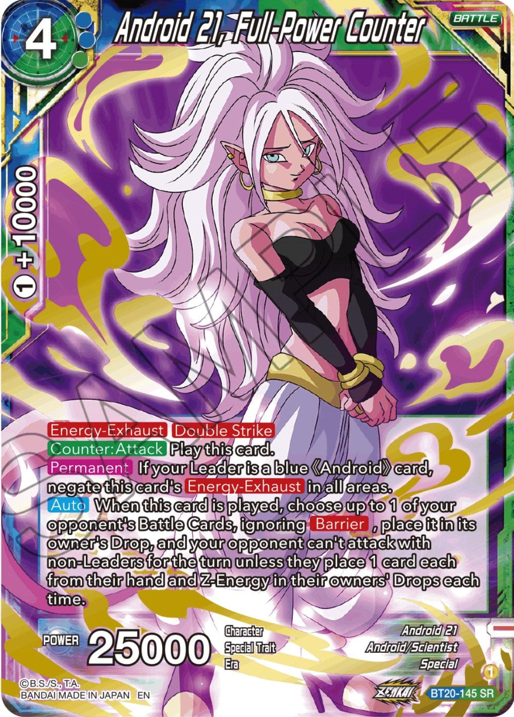 Android 21, Full-Power Counter (BT20-145) [Power Absorbed] | Good Games Adelaide SA