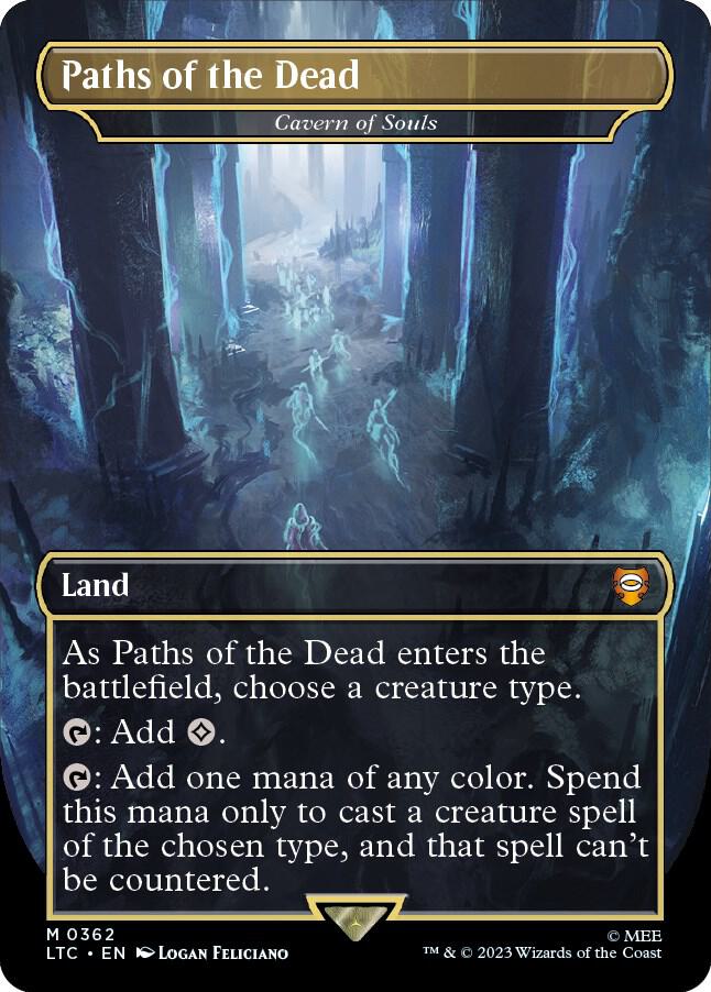 Paths of the Dead Cavern of Souls 362 (Commander: The Lord of the Rings: Tales of Middle-earth)  - Foil | Good Games Adelaide SA