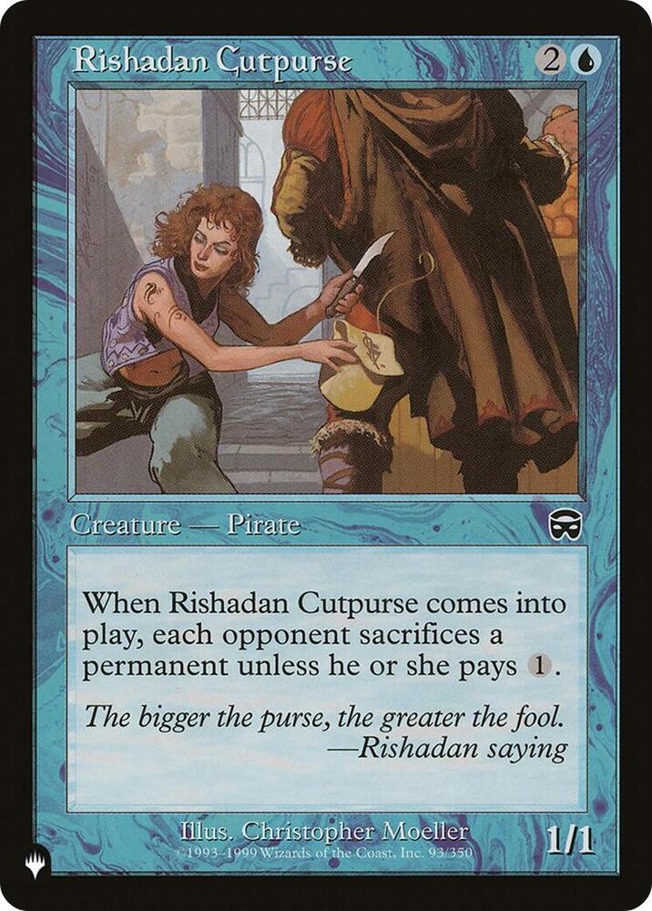 Rishadan Cutpurse 93/350 (The List Reprints)  | Good Games Adelaide SA
