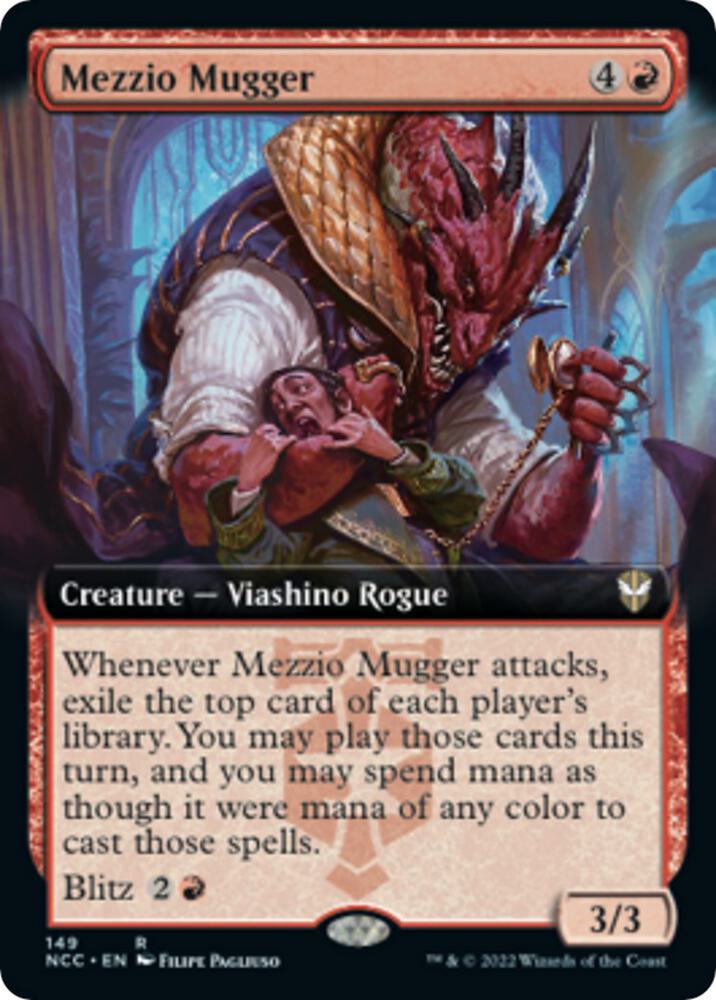 Mezzio Mugger Extended Art 149 (Commander: Streets of New Capenna)  | Good Games Adelaide SA