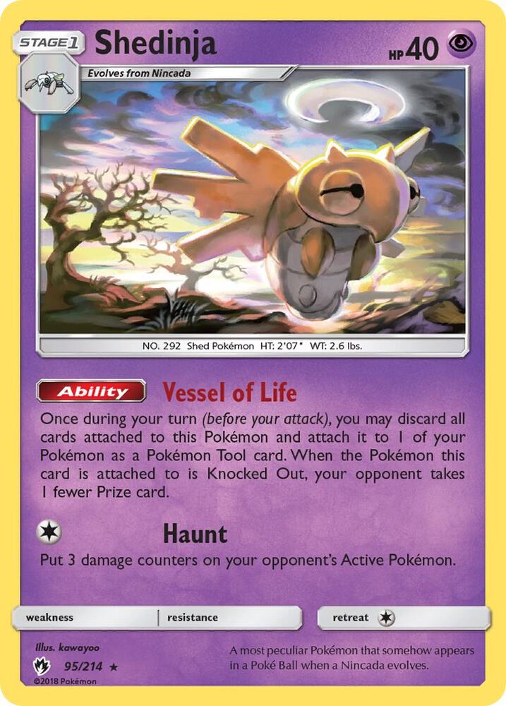 Shedinja 95/214 (SM - Lost Thunder)  | Good Games Adelaide SA