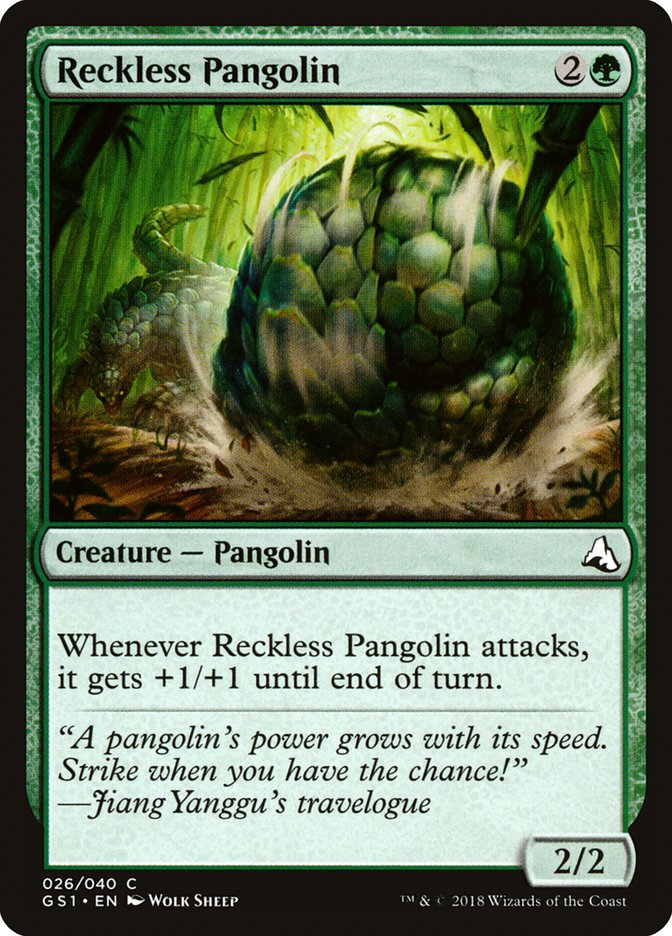 Reckless Pangolin 26 (Global Series Jiang Yanggu & Mu Yanling)  | Good Games Adelaide SA