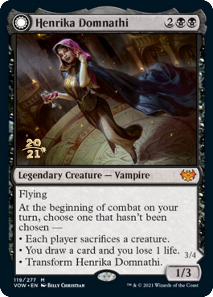 Henrika Domnathi 119 (Prerelease Cards)  - Foil | Good Games Adelaide SA