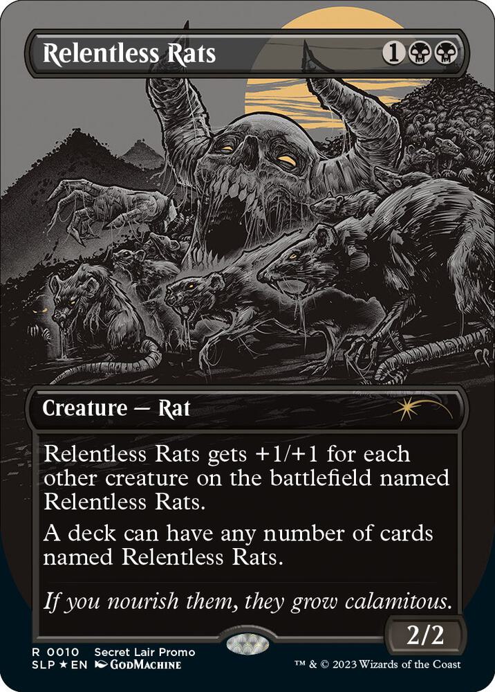 Relentless Rats 10 (Secret Lair Showdown)  - Foil | Good Games Adelaide SA