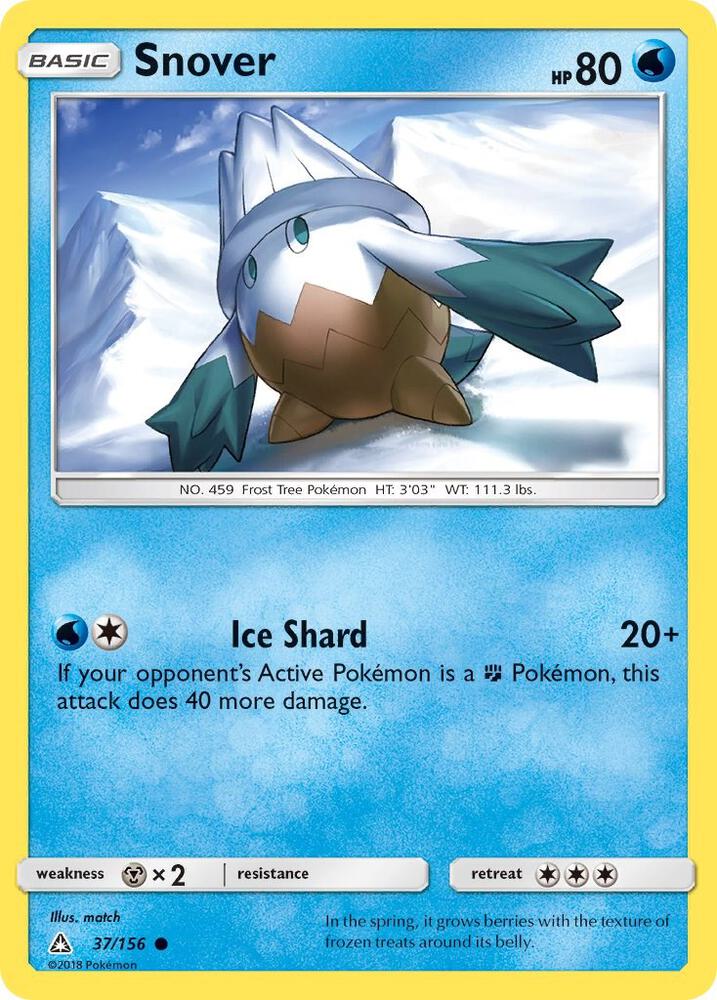 Snover 37/156 (SM - Ultra Prism)  | Good Games Adelaide SA