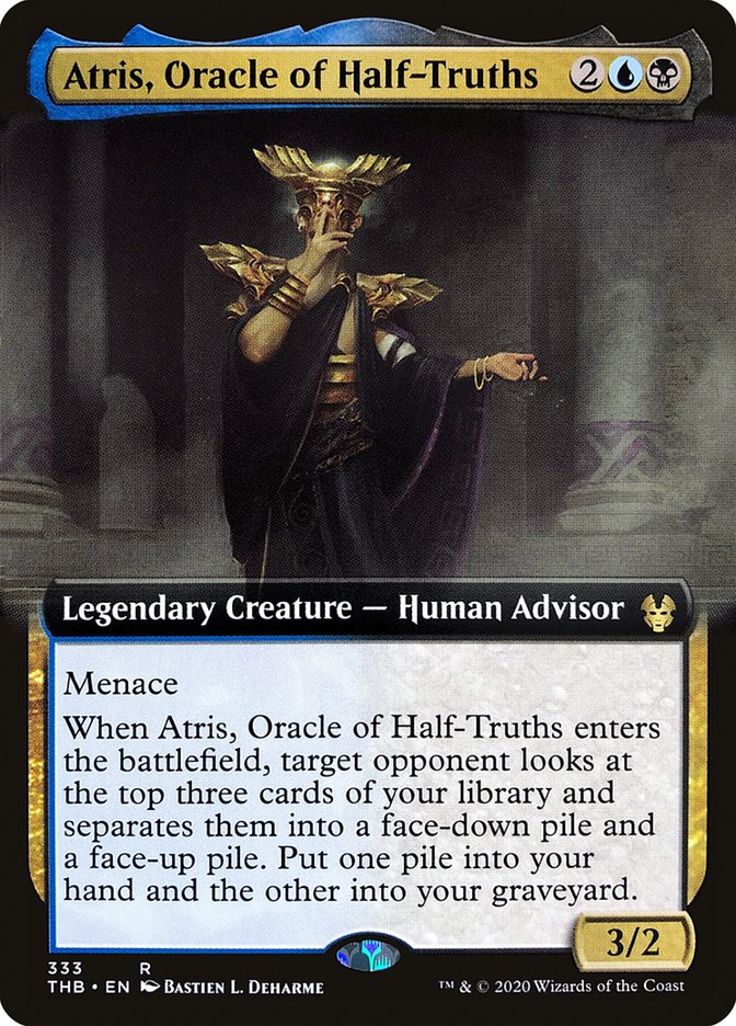 Atris, Oracle of Half-Truths (Extended Art) [Theros Beyond Death] | Good Games Adelaide SA