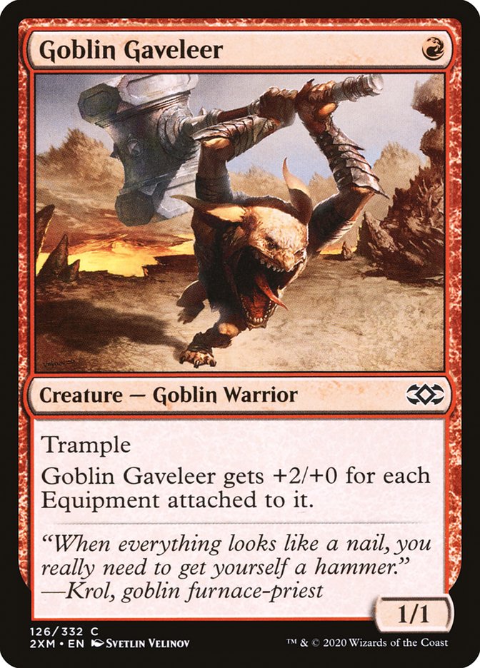 Goblin Gaveleer [Double Masters] | Good Games Adelaide SA