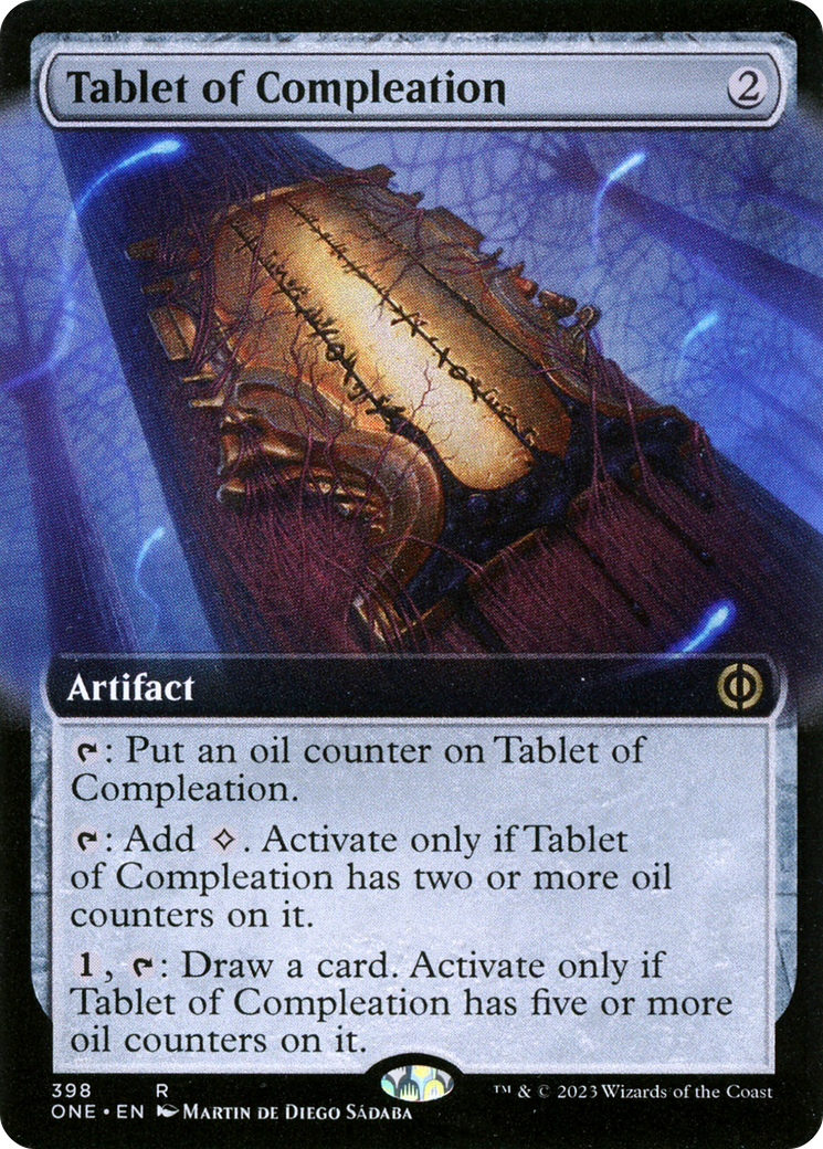 Tablet of Compleation (Extended Art) [Phyrexia: All Will Be One] | Good Games Adelaide SA