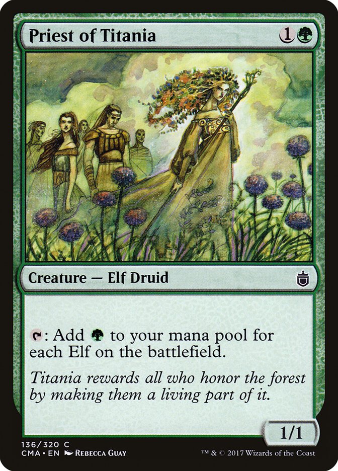 Priest of Titania [Commander Anthology] | Good Games Adelaide SA