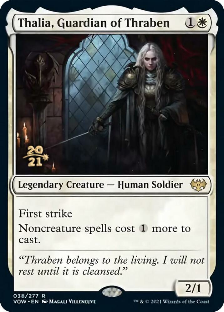 Thalia Guardian of Thraben 38 (Prerelease Cards)  - Foil | Good Games Adelaide SA