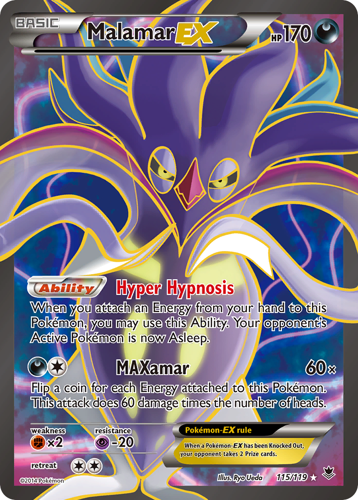 Malamar EX (115/119) [XY: Phantom Forces] | Good Games Adelaide SA