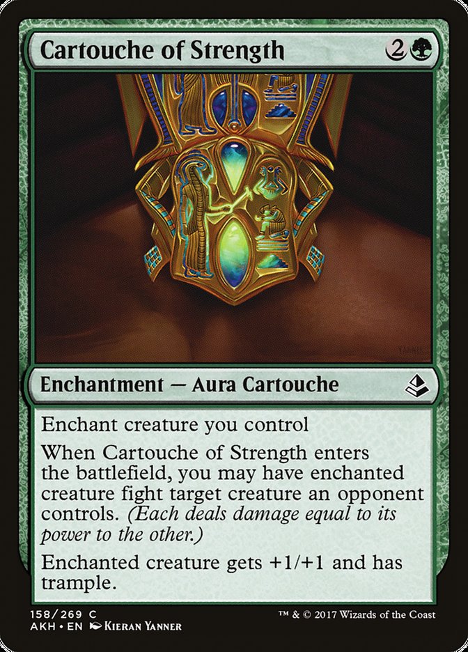 Cartouche of Strength 158 (Amonkhet)  - Foil | Good Games Adelaide SA