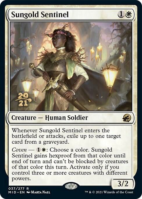 Sungold Sentinel 37 (Prerelease Cards)  - Foil | Good Games Adelaide SA