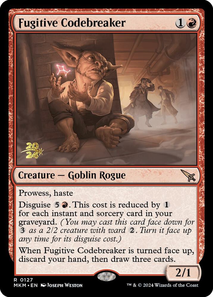 Fugitive Codebreaker 127 (Prerelease Cards)  - Foil | Good Games Adelaide SA