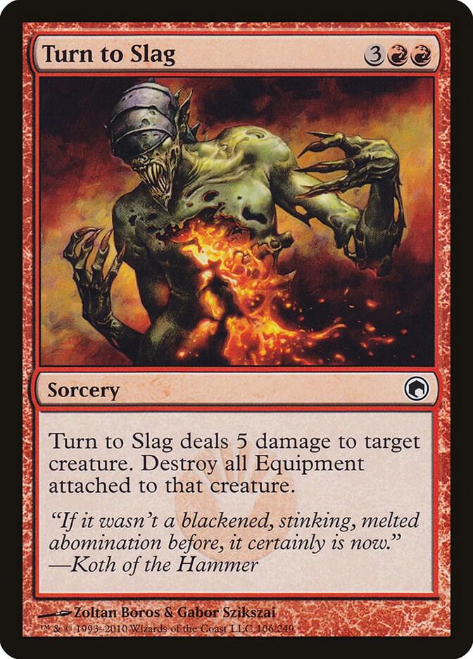 Turn to Slag 106 (Scars of Mirrodin)  | Good Games Adelaide SA