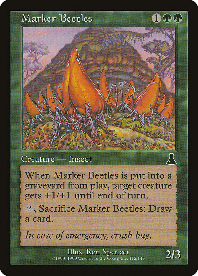 Marker Beetles 112 (Urza's Destiny)  | Good Games Adelaide SA