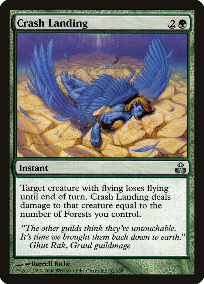 Crash Landing 82 (Guildpact)  - Foil | Good Games Adelaide SA
