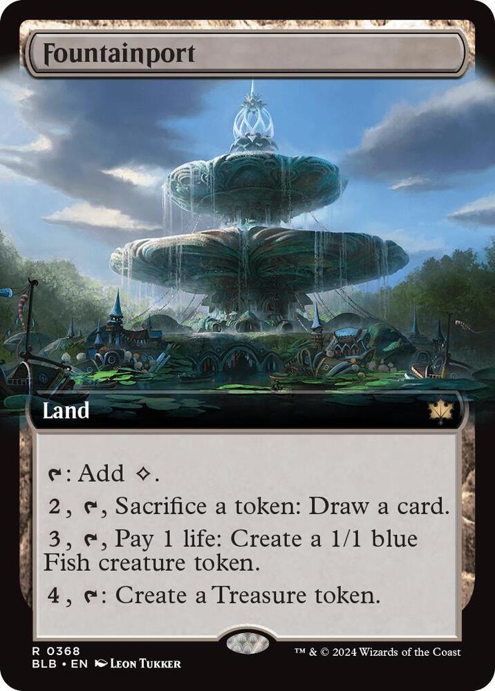 Fountainport 368 (Bloomburrow)  - Extended Art | Good Games Adelaide SA