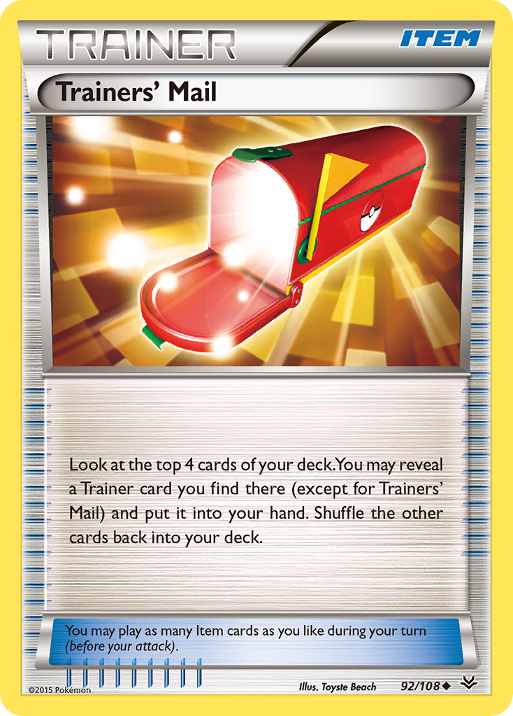 Trainers' Mail (92/108) [XY: Roaring Skies] | Good Games Adelaide SA