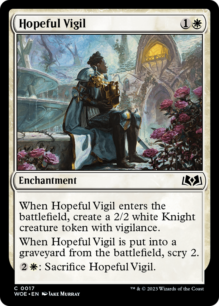 Hopeful Vigil [Wilds of Eldraine] | Good Games Adelaide SA