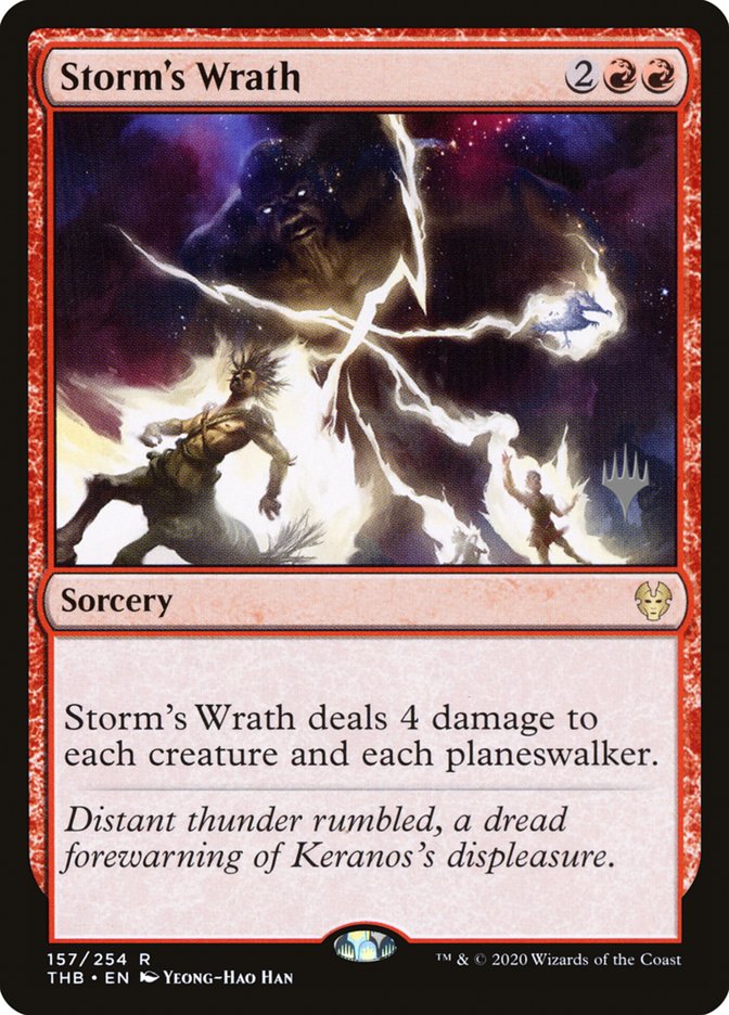 Storm's Wrath  (Promo Pack) [Theros Beyond Death Promos] | Good Games Adelaide SA