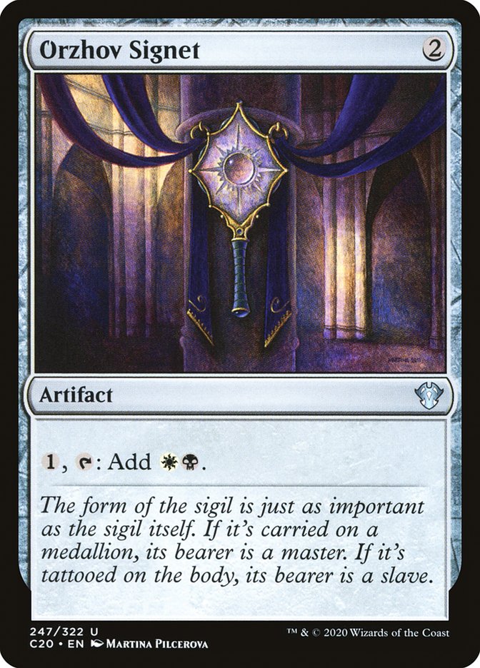 Orzhov Signet [Commander 2020] | Good Games Adelaide SA