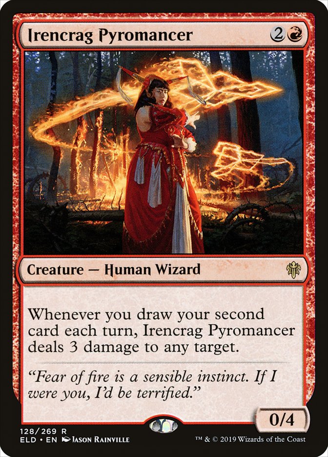 Irencrag Pyromancer 128 (Throne of Eldraine)  | Good Games Adelaide SA