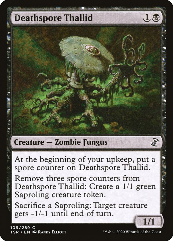 Deathspore Thallid 109 (Time Spiral: Remastered)  - Foil | Good Games Adelaide SA