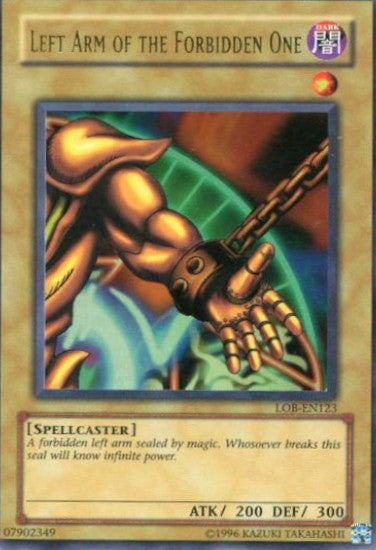 Left Arm of the Forbidden One [LOB-EN123] Ultra Rare | Good Games Adelaide SA