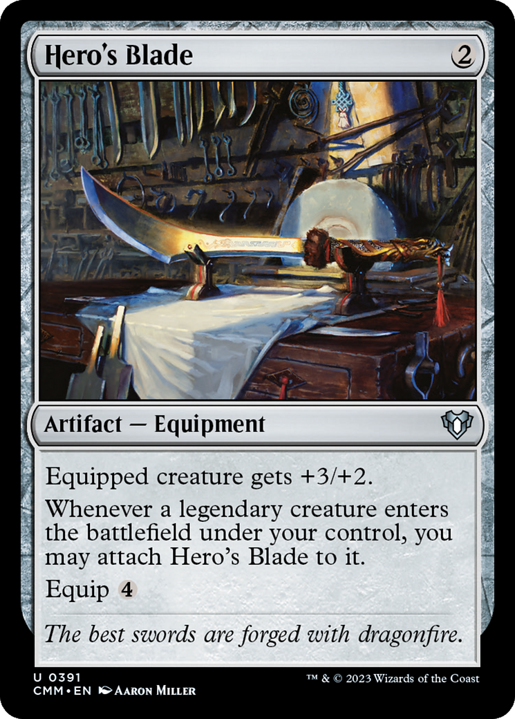 Hero's Blade [Commander Masters] | Good Games Adelaide SA